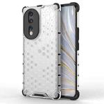 For Honor 80 Honeycomb Phone Case(White)