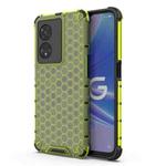 For OPPO A97 5G Honeycomb Phone Case(Green)
