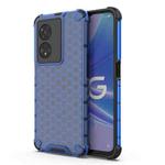 For OPPO A97 5G Honeycomb Phone Case(Blue)