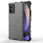 For Realme 10 Pro 5G Honeycomb Phone Case(Black)