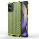 For Realme 10 Pro 5G Honeycomb Phone Case(Green)