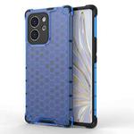 For Honor 80 SE Honeycomb Phone Case(Blue)