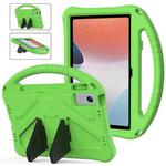 For OPPO Pad Air 10.36  2022 EVA Shockproof Tablet Case with Holder(Green)