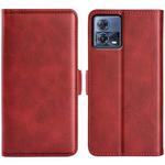 For Motorola Moto S30 Pro Dual-side Magnetic Buckle Leather Phone Case(Red)