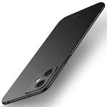 For Xiaomi Redmi Note 12 China MOFI Micro Frosted PC Ultra-thin Hard Case(Black)