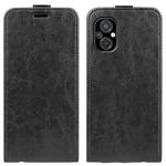For Xiaomi Poco M5 R64 Texture Vertical Flip Leather Phone Case(Black)
