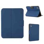 For iPad 10th Gen 10.9 2022 ENKAY TPU Back Cover Smart Leather Tablet Case with Pen Slot & Holder(Dark Blue)