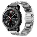 For Samsung Gear S3 Frontier Armor Stainless Steel Metal Watch Band(Silver)