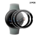 2pcs For Google Pixel Watch ENKAY 3D Full Coverage Soft PC Edge + PMMA HD Screen Protector Film