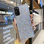 For Samsung Galaxy S23 5G Glitter Glitter Drop Glue TPU Phone Case(Silver)