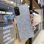 For Samsung Galaxy S23+ 5G Glitter Glitter Drop Glue TPU Phone Case(Silver)