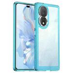 For Honor 80 Colorful Series Acrylic + TPU Phone Case(Transparent Blue)