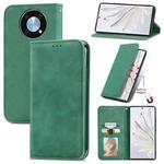 For Huawei Nova Y90 Retro Skin Feel Magnetic Leather Phone Case(Green)