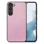 For Samsung Galaxy S23 5G Flow Color Back Cover Leather Phone Case(Pink)