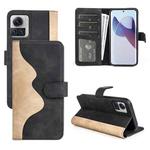 For Motorola Moto X30 Pro Stitching Horizontal Flip Leather Phone Case(Black)