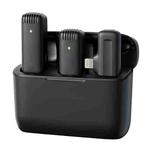 One by Two Wireless Lavalier Microphones with Charging Case, Port: 8 Pin