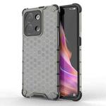 For OPPO Reno9 Pro Honeycomb Shockproof Phone Case(Black)