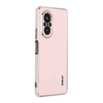 For Huawei Nova 9 SE 4G / 5G ENKAY Hat-Prince Precise Hole Electroplated TPU Shockproof Phone Case(Pink)