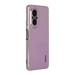 For Huawei Nova 9 SE 4G / 5G ENKAY Hat-Prince Precise Hole Electroplated TPU Shockproof Phone Case(Purple)