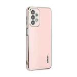 For Samsung Galaxy A32 5G ENKAY Hat-Prince Precise Hole Electroplated TPU Shockproof Phone Case(Pink)