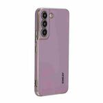 For Samsung Galaxy S22 5G ENKAY Hat-Prince Precise Hole Electroplated TPU Shockproof Phone Case(Purple)