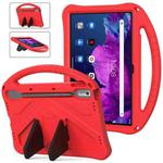 For Lenovo Tab P11 Pro 11.2 2023 TB-132FU / TB-138FC / P11 Pro11.5 2022 TB-J706F 2021 / TB-J716 2022 EVA Shockproof Tablet Case with Holder(Red)