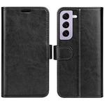 For Samsung Galaxy S23 5G R64 Texture Leather Phone Case(Black)