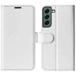 For Samsung Galaxy S23+ 5G R64 Texture Leather Phone Case(White)