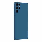 For Samsung Galaxy S23 Ultra 5G PINWUYO Sense Series Liquid Silicone TPU Phone Case(Blue)