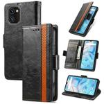 For UMIDIGI A13S CaseNeo Splicing Dual Magnetic Buckle Leather Phone Case(Black)