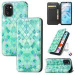 For UMIDIGI A13S CaseNeo Colorful Magnetic Leather Phone Case(Emerald)