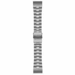 For Garmin Fenix 7 Solar 22mm Titanium Alloy Quick Release Watch Band(Titanium Gray)
