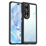 For Honor 80 Pro 5G Colorful Series Acrylic + TPU Phone Case(Black)
