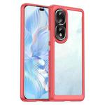 For Honor 80 Pro 5G Colorful Series Acrylic + TPU Phone Case(Red)
