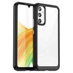 For Samsung Galaxy A34 5G Colorful Series Acrylic + TPU Phone Case(Black)