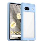 For Google Pixel 7a Colorful Series Acrylic + TPU Phone Case(Blue)