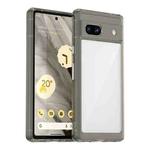 For Google Pixel 7a Colorful Series Acrylic + TPU Phone Case(Transparent Grey)