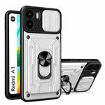 For Xiaomi Redmi A1 4G Sliding Camshield Card Phone Case(Silver)