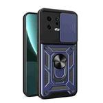 For Xiaomi 13 Sliding Camera Cover Design Phone Case(Blue)