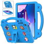 For Lenovo Tab M10 3rd Gen TB328FU / TB328XU 2022 10.1 Handle Kickstand Children EVA Shockproof Tablet Case(Sky Blue)