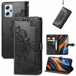For Xiaomi Poco X4 GT Mandala Flower Embossed Leather Phone Case(Black)