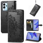 For ZTE Blade V40 Pro Mandala Flower Embossed Leather Phone Case(Black)