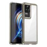 For Xiaomi Redmi K60E Colorful Series Acrylic + TPU Phone Case(Transparent Grey)