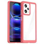 For Xiaomi Redmi Note 12 Pro Speed Colorful Series Acrylic + TPU Phone Case(Red)