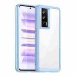 For Xiaomi Redmi K60 Colorful Series Acrylic + TPU Phone Case(Blue)