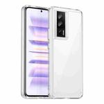 For Xiaomi Redmi K60 Colorful Series Acrylic + TPU Phone Case(Transparent)