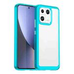 For Xiaomi 13 Colorful Series Acrylic + TPU Phone Case(Transparent Blue)