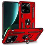 For Xiaomi 13 Pro Shockproof TPU + PC Phone Case with Holder(Red)