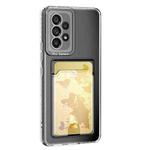 For Samsung Galaxy A54 5G Card Bag Shockproof Transparent Phone Case(Transparent)