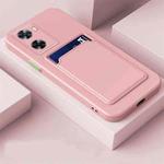 For vivo V25 5G / V25E 4G / X80 Lite Skin Feel Card TPU Contrast Color Button Phone Case(Pink)